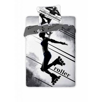 DREAMEE Dekbedovertrek Roller Skater - 140 x 200 cm - Katoen - 70 x 90 cm
