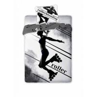 DREAMEE Dekbedovertrek Roller Skater - 140 x 200 cm - Katoen - 70 x 90 cm - thumbnail