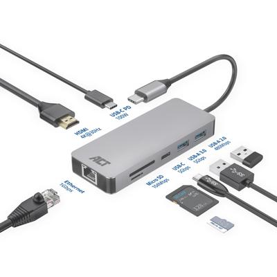 ACT USB-C 4K docking station voor 1 HDMI monitor