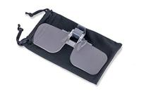 Carson loepbril 2x (+4.00 dioptrie) clip-on en flip-up - thumbnail