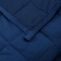 Verzwaringsdeken 122x183 cm 5 kg stof blauw - thumbnail