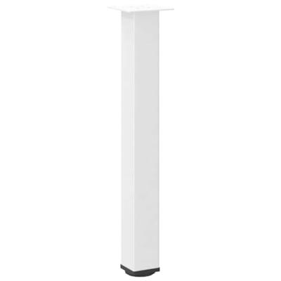 Console tafelpoten 4 st 72-74 cm staal wit