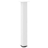 Console tafelpoten 4 st 72-74 cm staal wit - thumbnail
