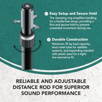 K&M 21447 M20 Tussenpaal met ring lock - thumbnail