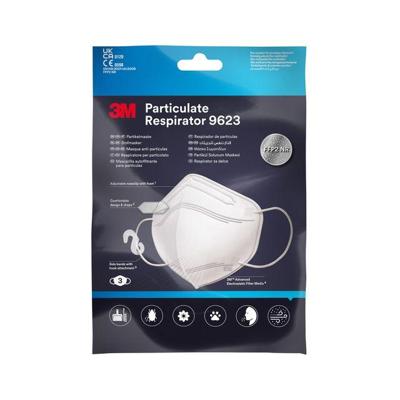 Stofmasker 3M huishoudelijk stof 9623 FFP2 3 stuks Stofmasker 3M huishoudelijk stof 9623 FFP2 3 stuks
