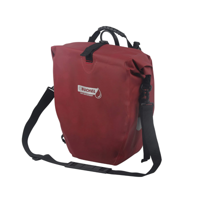 Buchel Büchel tas enkel 100% 25,4l waterdicht merlot