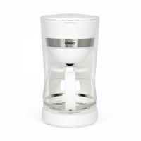 Elektrisch koffiezetapparaat - LIVOO - DOD200W - 750W - 1,25L - 10 tot 12 kopjes - Wit - thumbnail