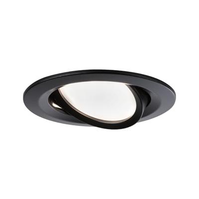 Paulmann 94472 Nova LED-inbouwlamp LED LED vast ingebouwd 18 W Zwart (mat)