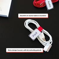 Kabelhouder Label the Cable 2530 Blauw, Geel, Rood - thumbnail
