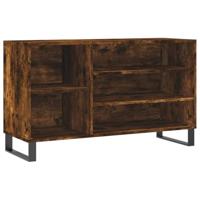 Schoenenkast 102x36x60 cm bewerkt hout gerookt eikenkleurig - thumbnail