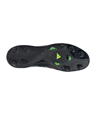 adidas Copa Pure III Elite Veterloze Gras Voetbalschoenen (FG) Zwart Donkergrijs Groen