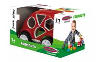 Vormauto educatief spel rood - thumbnail