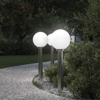 Bolderverlichting 3 stuks 80 cm RVS IP44 - thumbnail