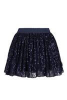 B.Nosy winter mesh rok meisjes - navy blauw - River - pailletten - thumbnail