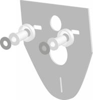 Bonfix Wandcloset isolatieset Wandcloset isolatieset - standaard standaard - wandcloset / wandbidet - thumbnail