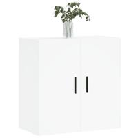 Wandkast 60x31x60 cm bewerkt hout wit - thumbnail