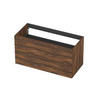 INK - Onderkast 2L Decor Softclose Tbv Greep - 1000x450x520 Mm - Noten - thumbnail