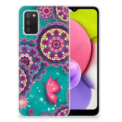 Samsung Galaxy A03S | Hoesje maken | Cirkels en Vlinders Samsung Galaxy A03S | Hoesje maken | Cirkels en Vlinders