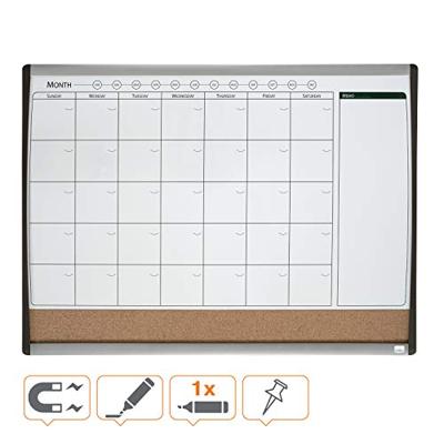 Nobo combibord, kurk en magnetische whiteboard maandplanner, ft 58,5 x 43 cm Nobo combibord, kurk en magnetische whiteboard maandplanner, ft 58,5 x 43 cm