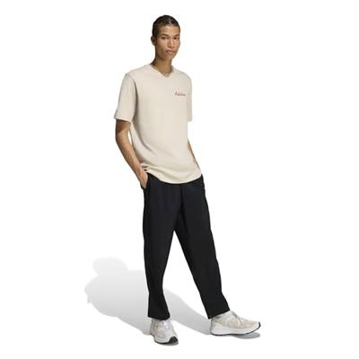 Adidas Novelty Bowl T-Shirt Heren Beige - Maat S - Kleur: BeigeRood | Soccerfanshop