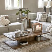 Rivièra Maison Salontafel 'Vermont' Eikenhout, 160 x 80cm - thumbnail