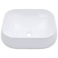 Wastafel 44,5x39,5x14,5 cm keramiek wit - thumbnail