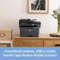 Brother MFC-L 2860 DWE Multifunctionele printer Laser, kleur Zwart/wit A4 Printen, scannen, kopiëren, faxen Duplex, LAN, USB, WiFi - thumbnail