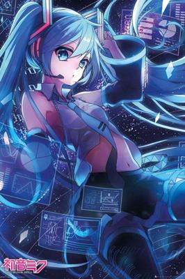 Poster Hatsune Miku - Screen 61x91,5cm Poster Hatsune Miku - Screen 61x91,5cm