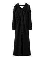Name it winter jumpsuit meisjes - zwart - lange mouw - NkfRoka - thumbnail