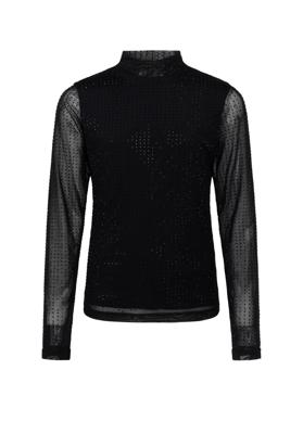 Top Zera Mesh Pes Black
