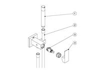 Cuadro Tres inbouw eenhendelkraan voor bidet Chroom 00612301 - thumbnail
