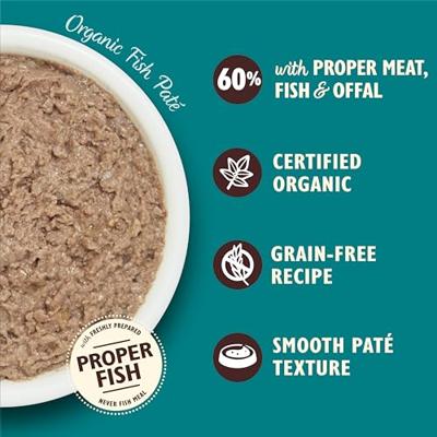 LILY'S KITCHEN CAT ORGANIC FISH PATE