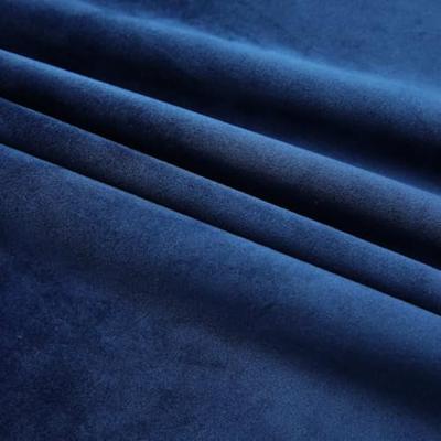 Gordijnen verduisterend 2 st met haken 140x175 cm fluweel blauw