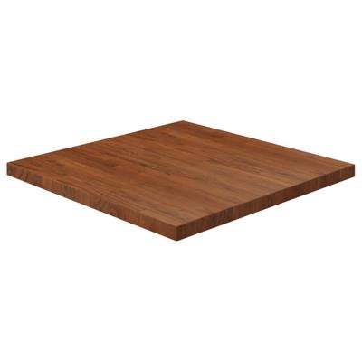 Tafelblad vierkant 80x80x4cm behandeld eiken donkerbruin Tafelblad vierkant 80x80x4cm behandeld eiken donkerbruin