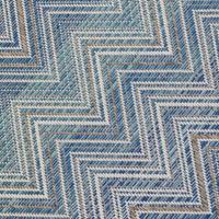 Vloerkleed Zigzag blauw 330x230cm Kare Design - thumbnail