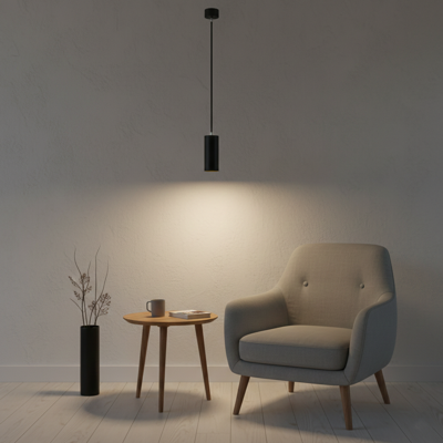 Lyora Strakke hanglampAila zwart - 9419422