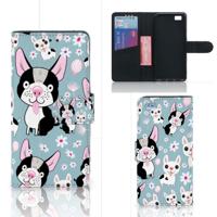 Huawei Ascend P8 Lite | Telefoonhoesje | Met pasjeshouder | Hondjes - thumbnail