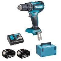 Makita DHP485RTJ Accu-klopboor/schroefmachine 2 snelheden Incl. 2 accus, Incl. lader, Incl. koffer - thumbnail
