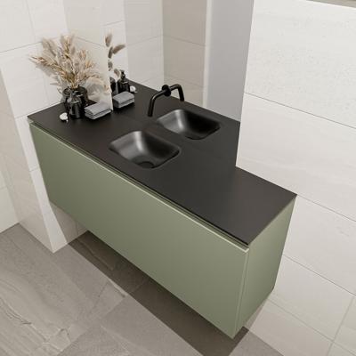 MONDIAZ OLAN 120cm toiletmeubel army. LEX wastafel urban midden geen kraangat MONDIAZ OLAN 120cm toiletmeubel army. LEX wastafel urban midden geen kraangat