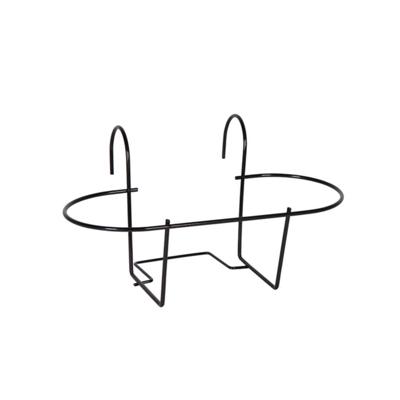 Balkonbakhouder amy half rond 37 cm zwart Balkonbakhouder amy half rond 37 cm zwart