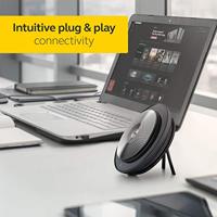 Jabra SPEAK 710 MS + Link 370 Conferentieluidspreker Bluetooth Zwart, Grijs - thumbnail