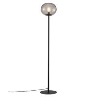 Nordlux Alton 27.5 vloerlamp zwart & smokeglas schakelaar & E27 fitting 150 cm - thumbnail