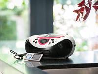 Lenco scd38 draagbare cd/usb speler roze - thumbnail