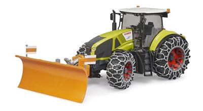 Bruder Claas Axion 950 met sneeuwkettingen + sneeuwschuif (1:16) Bruder Claas Axion 950 met sneeuwkettingen + sneeuwschuif (1:16)