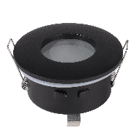 Porto - LED Inbouwspot - Armatuur - Diameter 83mm - GU10 Fitting incl. lamphouder - Rond - IP44 voor badkamer en buiten - Zwart - thumbnail