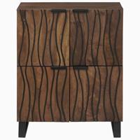 Media-opslagkasten en rekken met plank Anders met opslag Bruin 60 x 33.5 x 75 cm - thumbnail