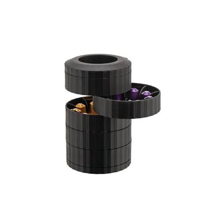 Alessi Plisse Capsule houder - Zwart - MDL19 - thumbnail