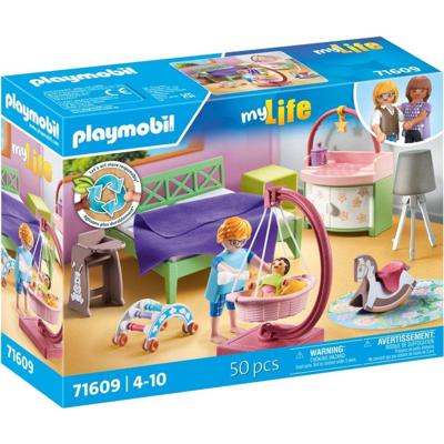 PLAYMOBIL My Life slaapkamer met baby speelhoek 71609 PLAYMOBIL My Life slaapkamer met baby speelhoek 71609