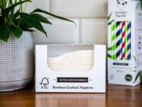 The Cheeky Panda Servetten - fsc bamboe - 2-laags - 100st - thumbnail