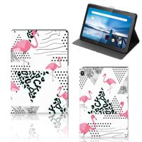 Lenovo Tablet M10 Flip Case Flamingo Triangle - thumbnail